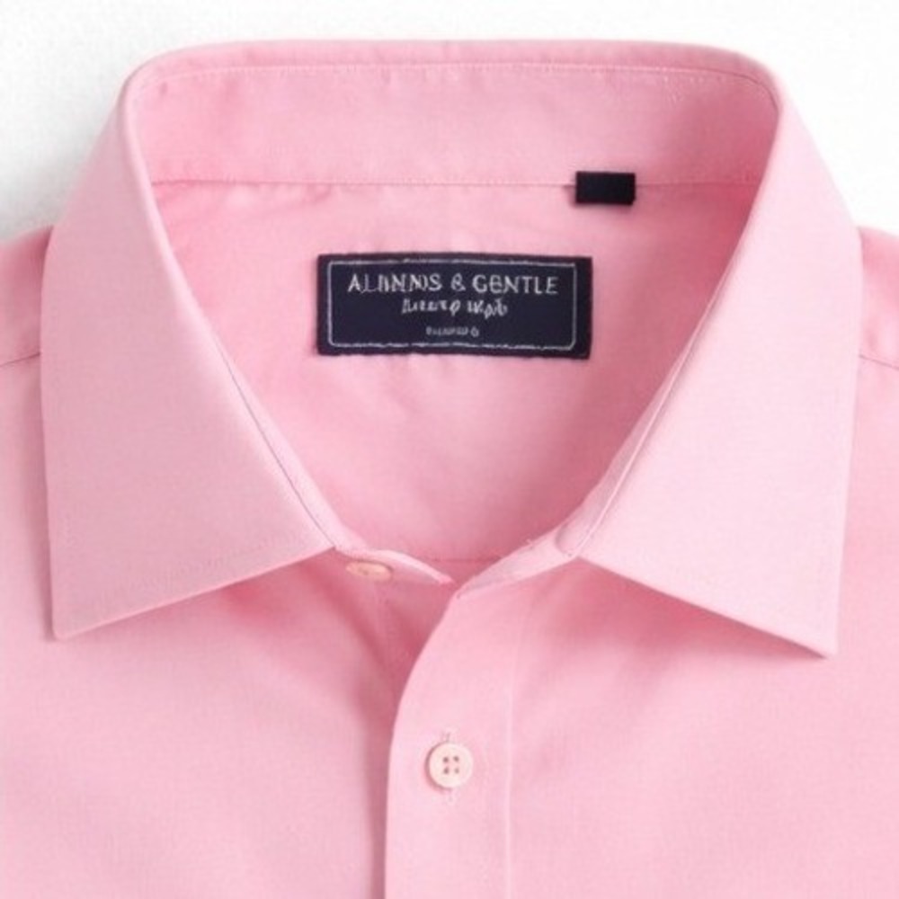 Alimens & Gentle Dress Shirt Men 15 34/35 Pink Excellent Long Sleeve Button Down